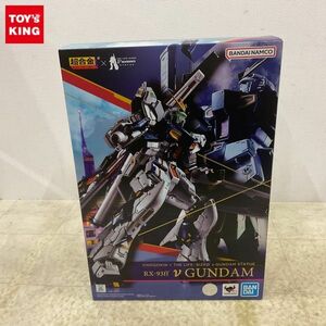 1 jpy ~ unopened Chogokin ×THE LIFE-SIZED νGUNDAM STATUE Mobile Suit Gundam Char's Counterattack ν Gundam 