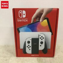 1円〜 動作確認/初期化済 Nintendo Switch 有機ELモデル HEG-001 ホワイト_画像1