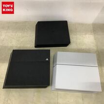 1円〜 動作確認/初期化済 箱無 PS4 本体 CUH-1100A ジェットブラック、グレイシャーホワイト、CUH-2100B ジェットブラック_画像1