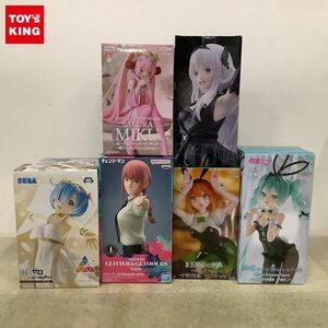 1円〜 未開封含 Re:ゼロから始める異世界生活 他 Luminasta レム 超鬼天使、Coreful フィギュア エキドナ バニーver. 等