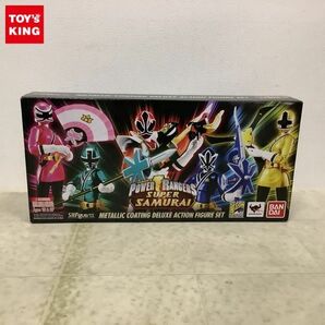 1円〜 S.H.Figuarts パワーレンジャー・スーパーサムライ メタリックコーティング デラックス アクションフィギュアの画像1