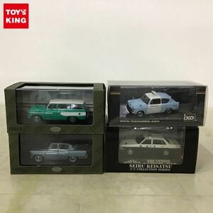 1円〜 エブロ等 1/43 トヨペット マスターライン ライトバン1959 ライトグリーン 西部警察 430セドリック パトカー 他