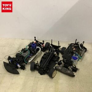 1円〜 訳あり ジャンク 電動RC エンジンカー シャーシ モーター フタバ S9550 サーボ 他