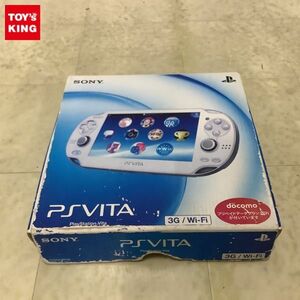 1円〜 動作確認済 初期化済 欠品 PS VITA PCH-1100 本体 3G/Wi‐Fiモデル クリスタル・ホワイト 限定版