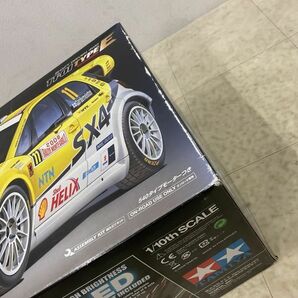 1円〜 タミヤ 電動RC 4WDレーシングカー 1/10 スズキ SX4 WRC 高輝度LEDライトユニット 540タイプモーター付 TT-01 TYPE-Eシャーシの画像7