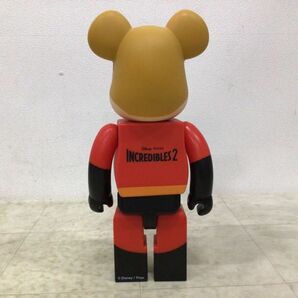 1円〜 Happyくじ インクレディブルファミリー 特賞 BE@RBRICK 400% Mr.インクレディブルの画像3