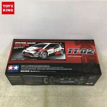 1円〜 タミヤ 1/10 電動RC 4WDレーシング トヨタ ガズーレーシング WRT/ヤリス WRC TT-02シャーシ_画像1