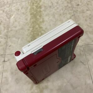 1円〜 箱無 GBA SP ゲームボーイアドバンスSP 本体 AGS-001 ファミコンカラー 、ACアダプター NTR-002（JPN/USA）の画像7