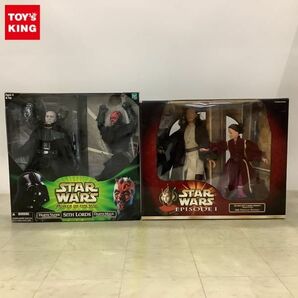 1円〜 ハズブロ STAR WARS パワー・オブ・ザ・ジェダイ 12インチフィギュア 他 シス・ロード ダース・べイダー＆ダース・モール 等の画像1