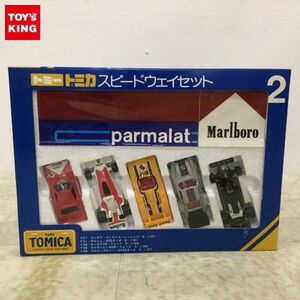 1 jpy ~ Tomica Speed way set 2 made in Japan 