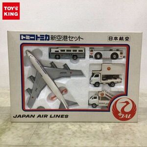 1円〜 トミカ 新空港セット JAL 日本航空 日本製