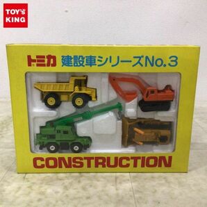 1円〜 トミカ 建設車シリーズNo.3 CONSTRUCTION 日本製の画像1