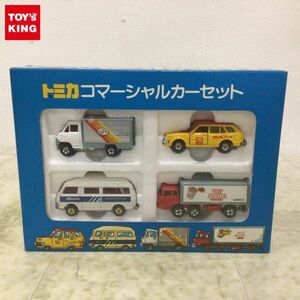 1 jpy ~ Tomica commercial car set made in Japan 