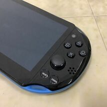 1円〜 動作確認/初期化済 箱無 PS vita 本体 PCH2000 ブルー/ブラック_画像5