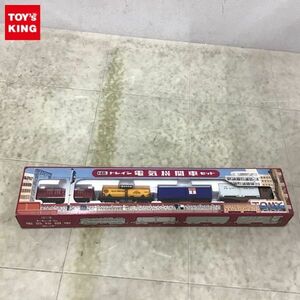 1 jpy ~ made in Japan Tomica to rain electric locomotive set 