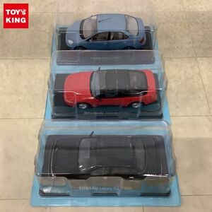 1円〜 アシェット 国産名車コレクション 1/24 スバル レガシィRS 1989、三菱エクリプス 1990 他