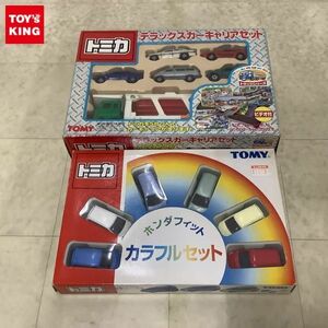 1円〜 トミカ デラックスカーキャリアセット ホンダ フィット カラフルセット