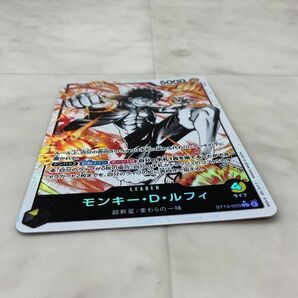 1円〜 ONE PIECE カードゲーム ST13-003 L モンキー・D・ルフィ パラレルの画像4