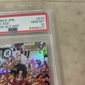 1円〜 ONE PIECE カードゲーム OP02-013 SR ポートガス・D・エース スーパーパラレル コミック背景 PSA10の画像4