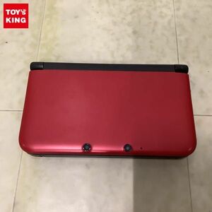 1円〜 動作確認/初期化済 箱無 NINTENDO 3DS LL 本体 SPR-001 レッド×ブラック