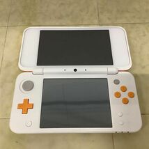 1円〜 動作確認/初期化済 New ニンテンドー2DS LL JAN−001 ホワイト×オレンジ_画像3