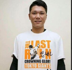 阿部慎之助選手引退記念 THE LAST RUN Tシャツ-恩返し-