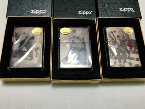 zippo ドッグフォト 2002.2003年製 3種セット 展示未使用