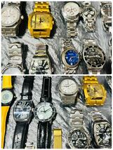 【大量】約4.25kg ブランド腕時計 懐中時計 まとめ /RADO/スウォッチ/テクノス/FORBEL/DIESEL /FOSSIL/ポールスミス/J.ハリソン /その3_画像4