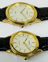 Ψ SEIKO セイコー ドルチェ/エクセリーヌ クオーツ ペア時計 Ref: 5E31-7A40/2J31-0A10 箱入 /264157/423-35_画像3