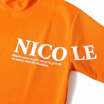 新品 ニコル ゴルフ モックネック 半袖 シャツ 48 (L) NICOLE GOLF ハイネック 吸水速乾 中厚 シャツ メンズ ウェア 春夏 ◆CC2175B_画像4