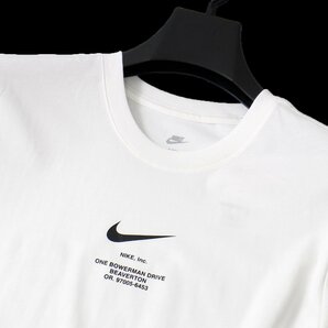 新品 NIKE ナイキ ビッグ スウッシュ 半袖 Tシャツ M 白 シャツ トップス メンズ ビッグロゴ SWOOSH ホワイト 春夏 ◆CC2197Aの画像4