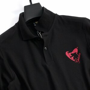 新品 ガッチャ ゴルフ 吸水速乾 半袖 ポロシャツ L 春夏 GOTCHA GOLF シャツ ゴルフウェア 国内加工 黒 ブラック サマー ◆CC2261Aの画像3