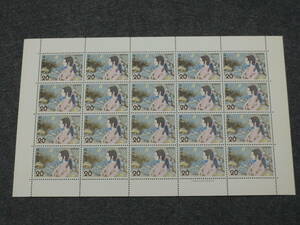  stamp seat .. woman .( person ) 20 jpy ×20 sheets (1 seat )