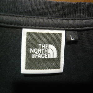 THE NORTH FACE ノースフェイス クルーネック マリンボーダー 半袖Tシャツ 黒×白 メンズL の画像9