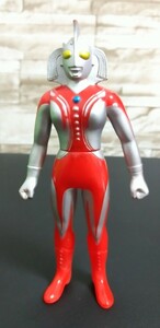 【ウルトラの母】昭和レトロ ☆フィギュア ☆ソフビ☆ 当時物☆中古☆JAPAN☆16.5cm☆