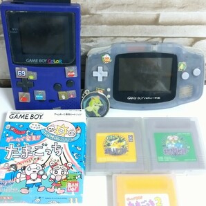 【ゲームボーイアドバンス】【GAMEBOYCOLOR】 Nintendo ☆☆ 任天堂 ☆ソフト☆ポケットモンスター×2 ☆たまごっち×2☆ジャンク☆当時物!の画像1