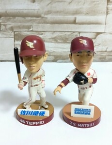 [ figure ] Rakuten Eagle s* Bob ru head * baseball * pine .. head .* iron flat * Sagawa Express * that time thing!! not for sale *