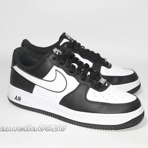 ナイキ エアフォース 1 '07 DV0788-001 ブラック / ホワイト レザー US9 27cm 中古 美品 NIKE AIR FORCE 1 '07 の画像1