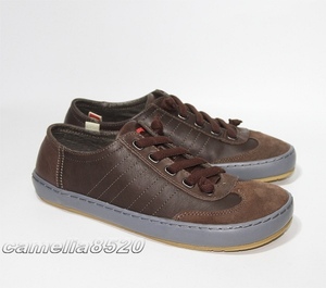  Camper peu18709-002 sneakers casual shoes Brown leather x suede 41 size beautiful goods use barely CAMPER PEU