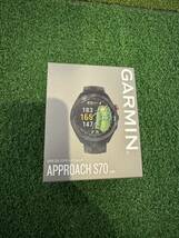 GARMIN Approach S70 47mm GPS ゴルフスマートウォッチ ブラック　＋　充電器アダプター_画像4