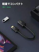 UGREEN mini hdmi to hdmi 変換アダプター hdmi ケーブル ハイスピード ミニ Mini オスメス 延長_画像4