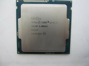 CPU intel Core i3-4130 3.40ＧＨz SR1NP　　　 動作品