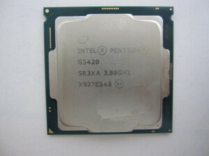 CPU intel Pentium G5420 3.8ＧＨz SR3XA 動作品