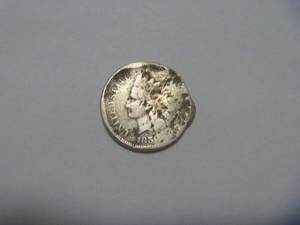 アメリカ 古銭 1859年1セント白銅貨 旧硬貨 コイン 外国貨幣 外国銭 同梱割引あり