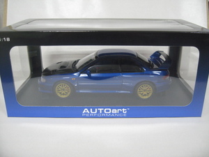 Aa 1/18 SUBARU インプレッサ 22B-STI VERSION カーボンファイバーボンネットバージョン