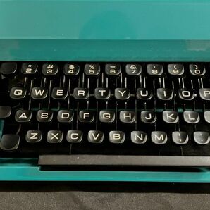 BCM693T olivetti オリベッティ STUDIO45 タイプライター 昭和レトロ グリーン系の画像9