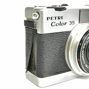 CDM627T PETRI ペトリ Color 35 コンパクトフィルムカメラ ブラック×シルバー系の画像9