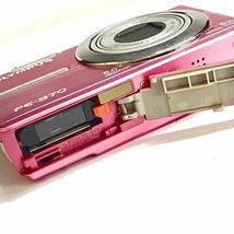CDM958T Olympus オリンパス コンパクトデジタルカメラ FE-370 バッテリー付属 ピンク系_画像6