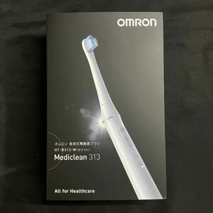 CDM968H 未使用 OMRON オムロン 音波式電動歯ブラシ HT-B313-W Mediclean 313 ホワイト系