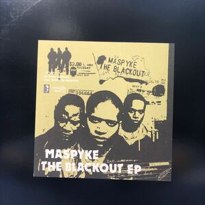 h 12インチ 二枚組 マスパイク MASPYKE THE BLACKOUT EP LP レコード 5点以上落札で送料無料
